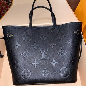Louis Vuitton Neverfull Tote MM Empreinte Leather